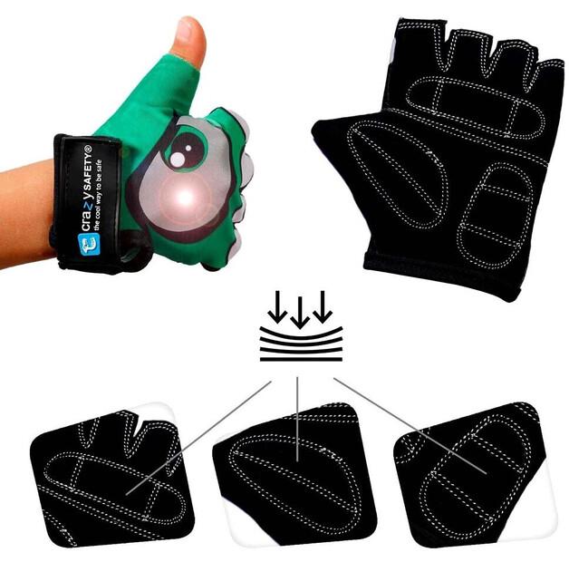 Crazy Safety Bicycle Gloves [green]
