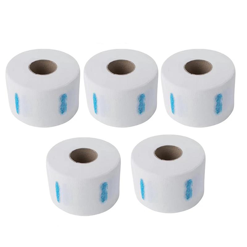 1/5Pcs/Set Professional Neck Paper Salon Barber Hair Dresser Roll Cutting Dressing Hairdressing Collar Accessory Necks Covering