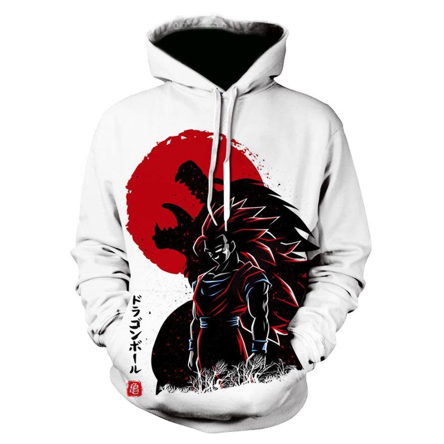 Goku Hoodie Men Boy Cartoon 3d Print 