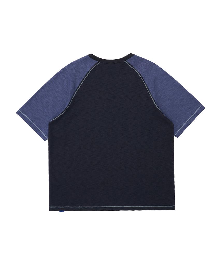 Nontaib Archive Runrun Graphic Raglan Tee (Navy)