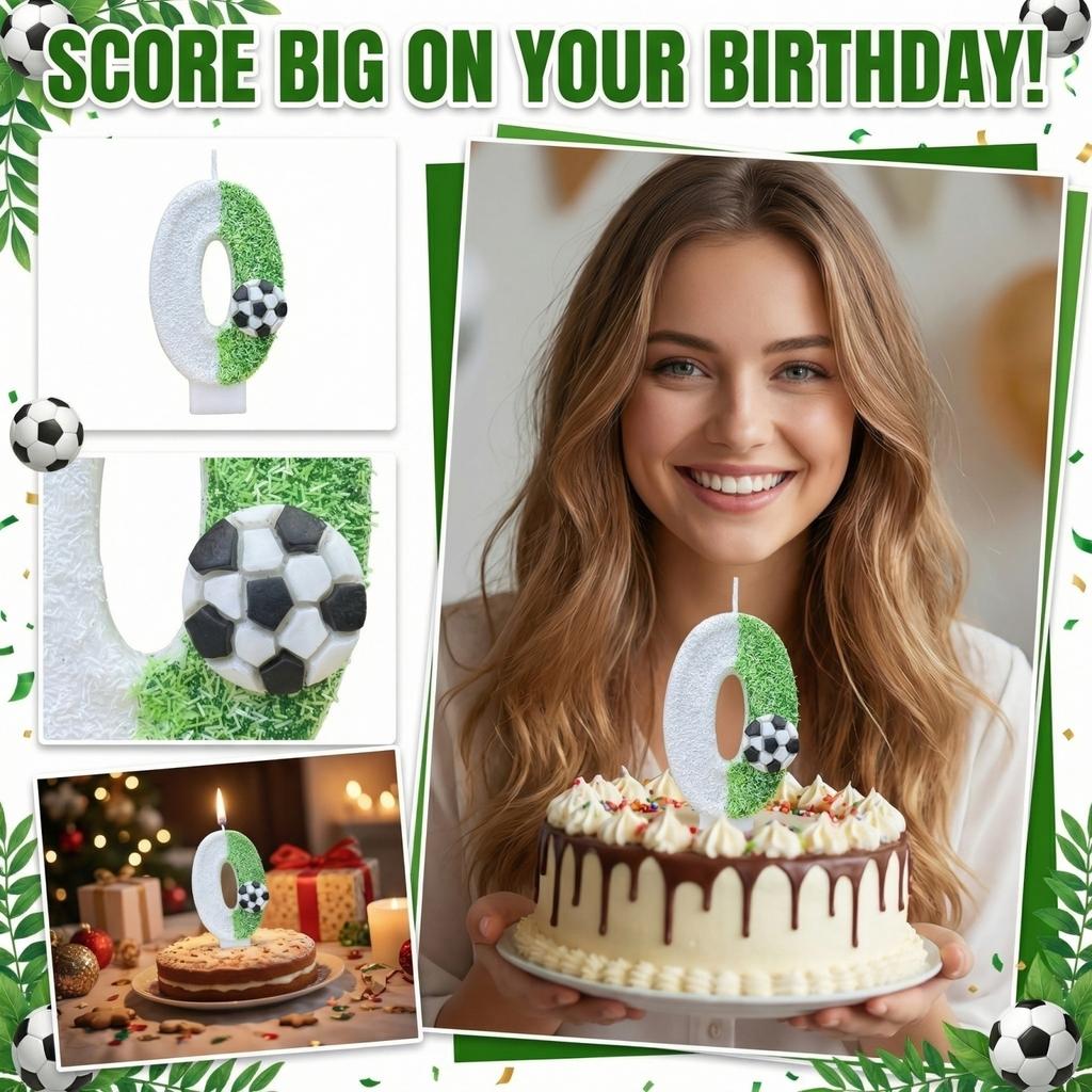 Fashion Cartoon Creative Birthday Candles Party Digital Candles