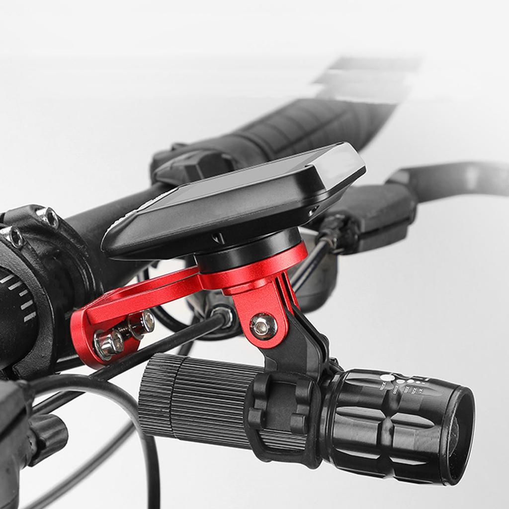 Stopwatch Extension Bracket Aluminum Alloy Cycling Computer Mount Lamp Clamp Base