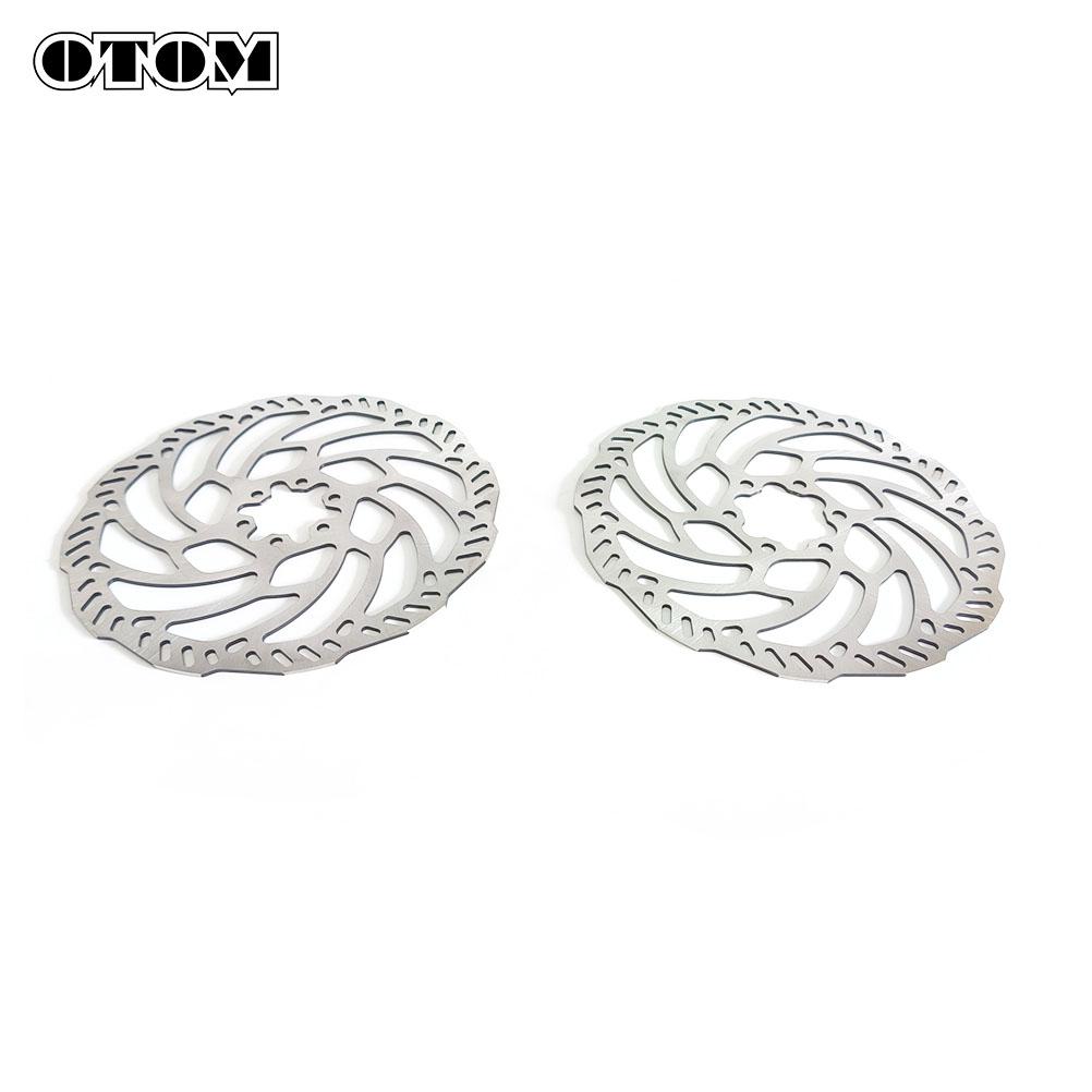OTOM 203mm 2mm 6 Hole Motorcycle Brake Disc Rotor Front Rear Brake Plates For Surron Light Bee Electric Off-road Dirt Bike Parts