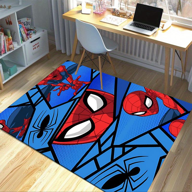 Spiderman Comic Collage Carpet For Playroom Bedroom Living Room Sofa Home Decorkids Game Area Rug Nonslip Floor Mat