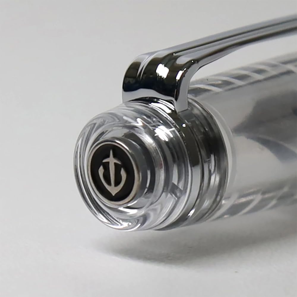 Sailor Professional Gear Slim Silver Demonstrator Model Zoom Fountain Pen 11-1275-700