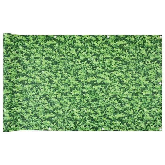 VidaXL Balcony Privacy Screen Green Plant Look 600x90 Cm PVC, Fence Roll, Fence Strip, Screen 4005463