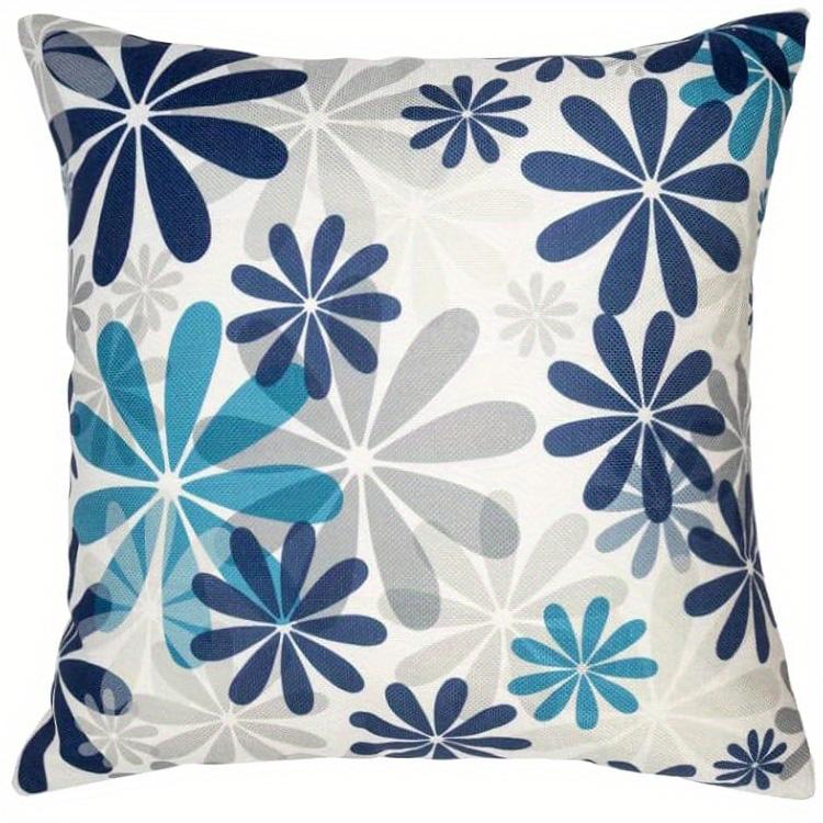 Kurzes Plüschmaterial Kissenbezug Heimdekoration Blumenmuster Überwurf-Kissenbezüge für Zuhause Muster Kissenbezug Geeignet für Sofa