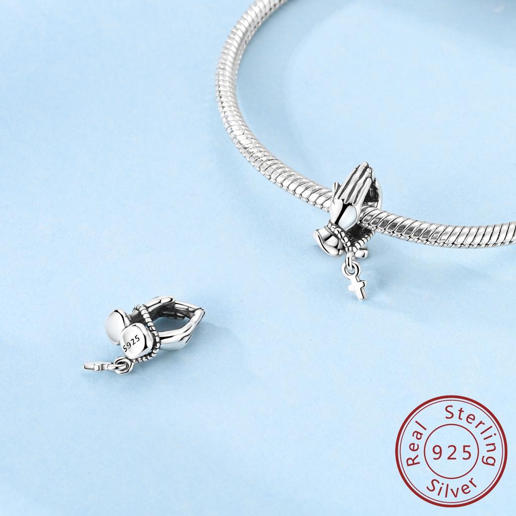 Cross Copper Charms Religion Pendant For Woman Fit Original Beads Bracelet Diy Fashion Jewelry