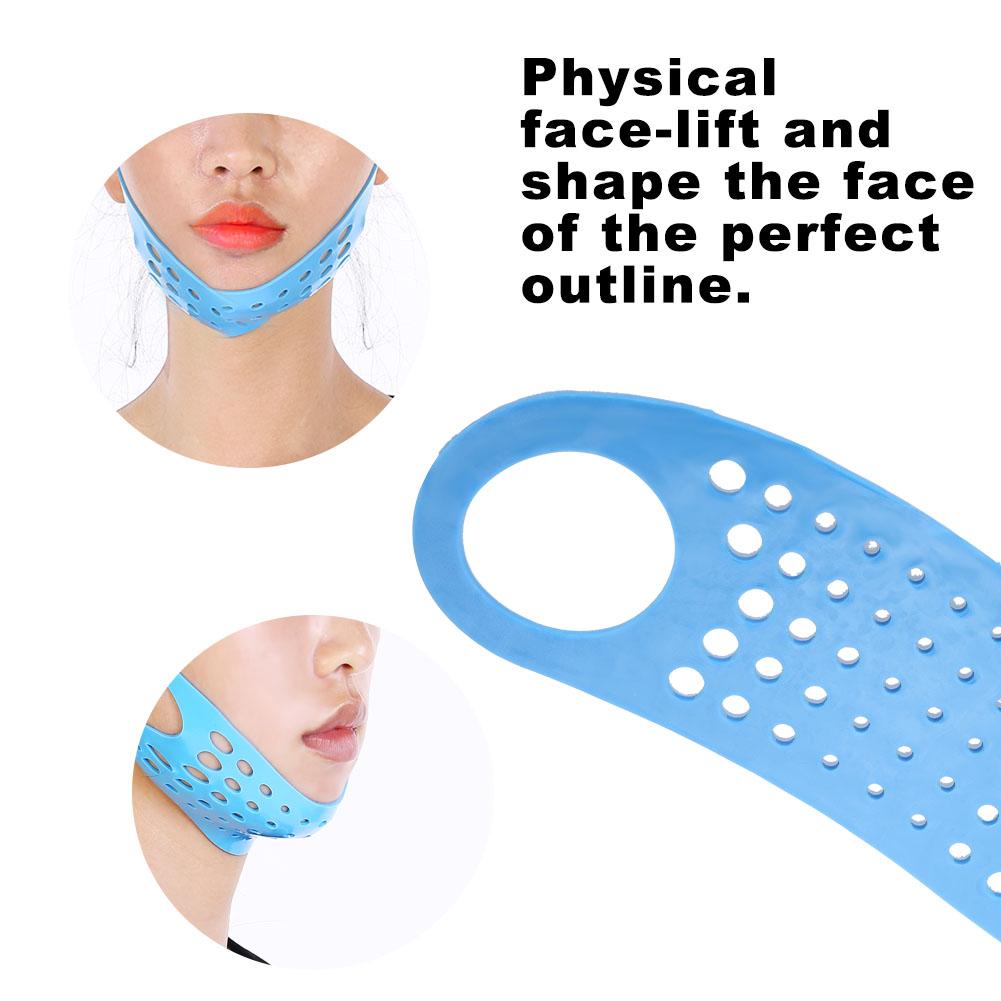 Face Sleeping Lifting Hammock Chin Cheek Slimmer Anti Wrinkle Silicone Lip Exerciser