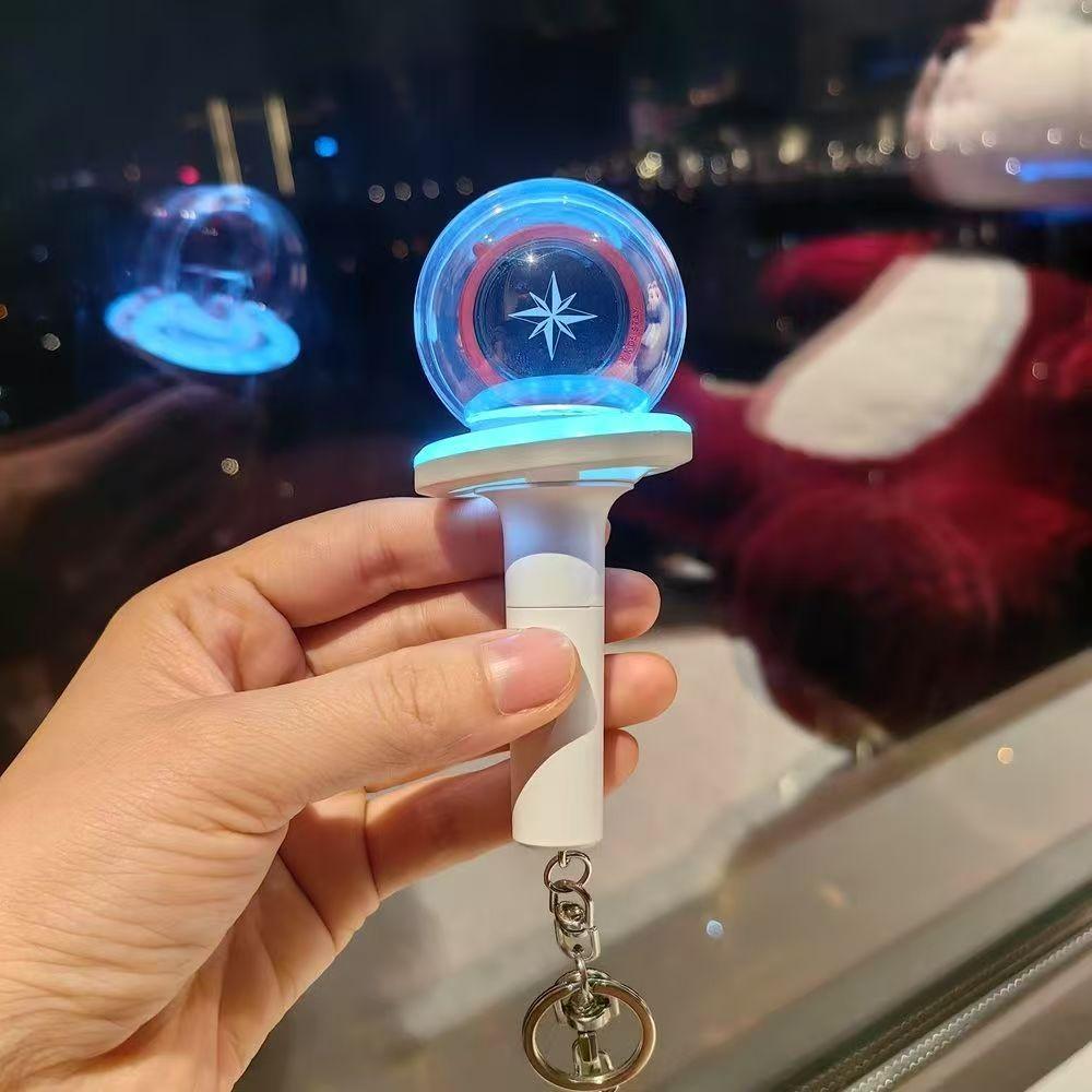 Kpop Stray Children SKZOO Official Style Keychain 1st/2nd Gen Lightstick LED Glowing Pouch Charm Fans Present Birth Date Gift: Pouch Charm