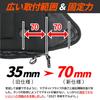 DOPPELGANGER Tarpaulin Tank Bag Attachable Sling 14L Capacity Motorcycle Tarpaulin Bag Series [Magnetic Bag] DBT392-BK