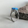 Серебряное кольцо с опалом 2.617ct, вес изделия 3,98 гр (2192329)
