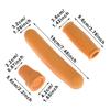 3Pcs Universal Crutch Accessory Kit Underarm Pads Hand Grips Anti-Slip Rubber Tips Feet Caps Replacement