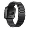 Three Beads Folding Clasp Stainless Steel Watch Band for Fitbit Versa