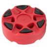 Hockey Puck Dense Texture Glossy Flat Easy Sliding Plastic Roller Hockey Puck for Daily Skating TrainingRed