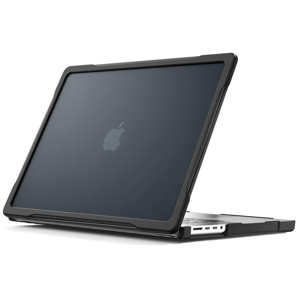 For MacBook Pro 16 tommer (2024) (2023) (2021) A2485 A2780/A2991 (M1/M2/M3) PC+TPU Bærbar PC-deksel Anti-fall Støtsikkert Etui