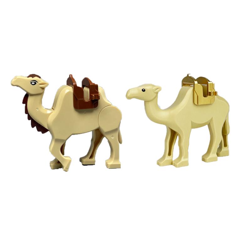City Scene Accessories Animal Building Blocks Model Figures Farm Wolves Flamingos Pig Dog Gorillas Elephants Zoo Bricks Toy Gift