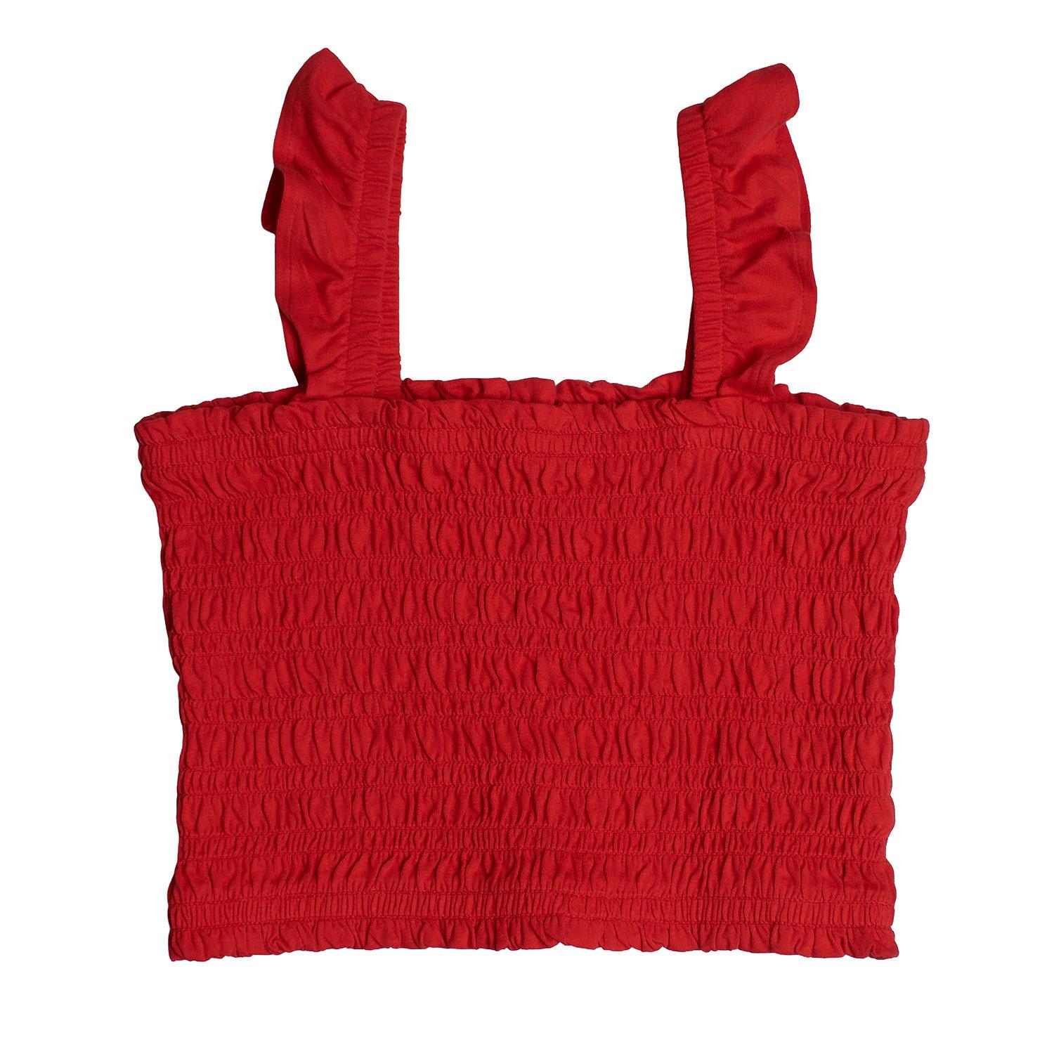 

665820 Ruched Strappy Top for Girls 12/13 AÑOS красный