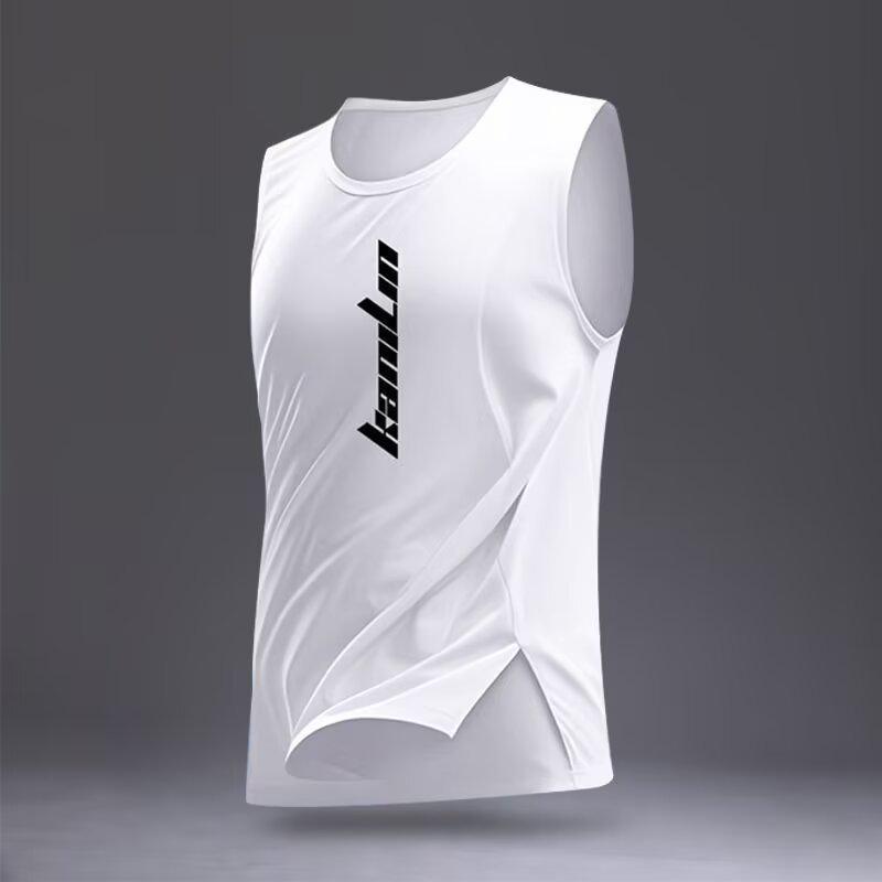 Men's Quick-Dry Sleeveless Sports Vest for Running, Fitness, and Basketball Training