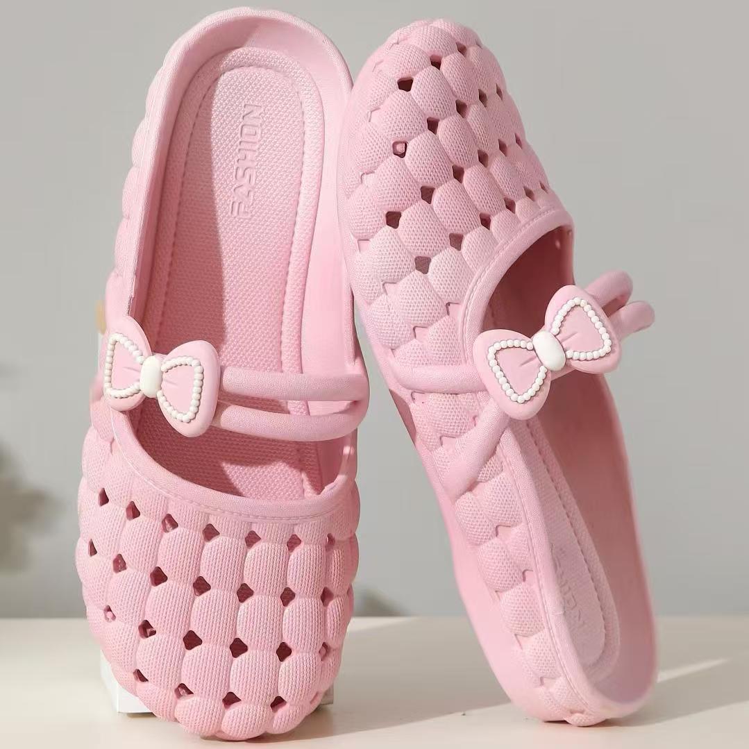 

Женские летние нескользящие шлепанцы Baotou с мягкой подошвой 2025 - Дышащая, милая повседневная обувь для дома и улицы 40-41