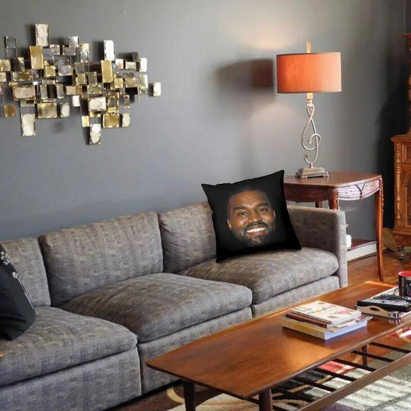 Funny Kanye West Meme 50X50 Cm Cushion Lining Soft And Cute Federa For Car Sofa In Polyester With Zipper
