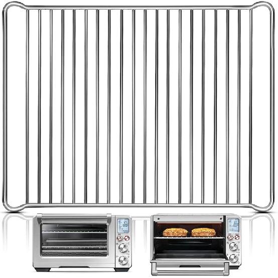 GWY Smart Oven Rack for Breville Air Fryer Countertop Oven BOV900BSS, 16  *12   Stainless Steel Air Fryer Accessories Replacement Parts Roasting 16  *12