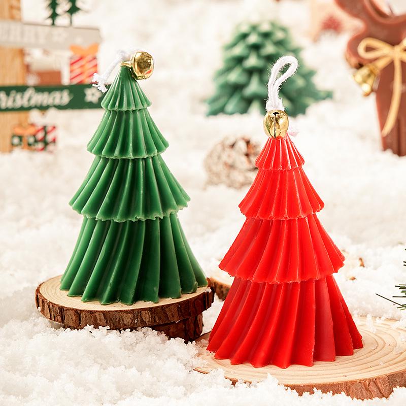 Christmas Tree-Shaped Scented Candle Ornament for Festive Decor