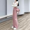 Women's Trendy Wide-Leg High-Waisted Floor-Length Jeans - Spring/Autumn Slimming Fit
