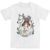 Graphic Print Apparel Novelty Ghost Princess Hime T Shirt Women Wood Spirit Tree Forest Spirit T Shirt Women's Clothing Y2K Top