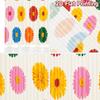 2D FLAT PRINTING 2pcs Curtains (Without Rod) Flower Pattern Celebration Women is Day Festival Creative Curtains Polyester