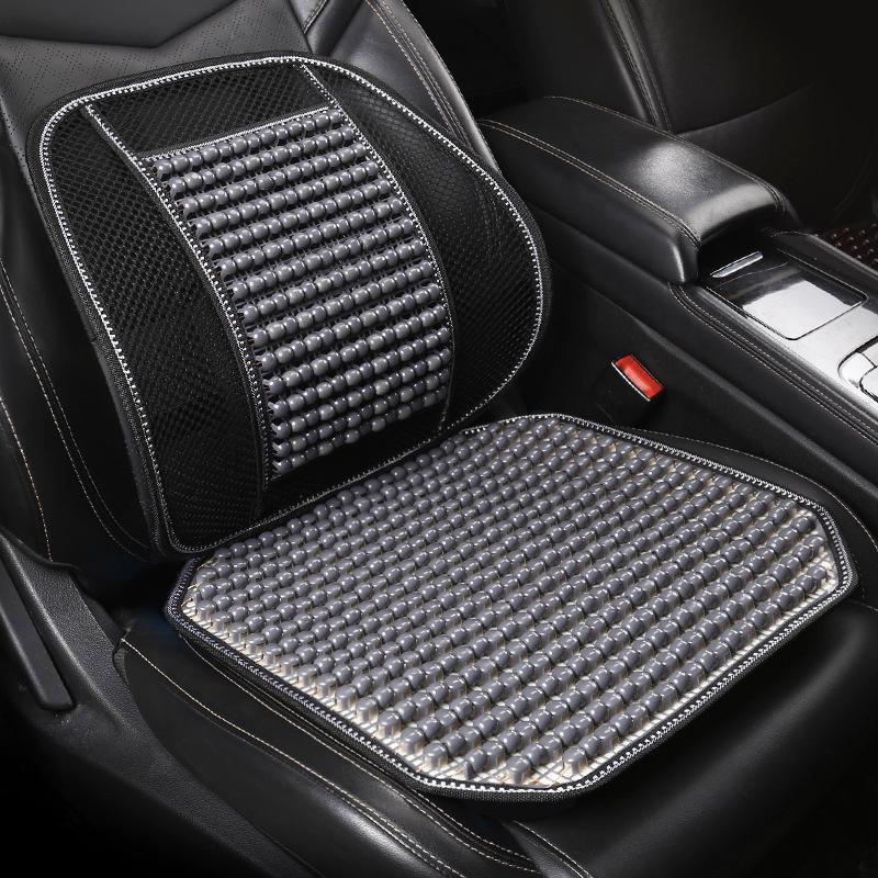 Universal 26 Years Summer Breathable Wood Bead Car Seat Cushion Mat