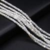 1Strand Natural Freshwater Shell Beads 3.5×3.5mm,Square Coloured Shell Loose Spacer Beads for Jewelry Making DIY Bracelet Accessories Beading 38cm