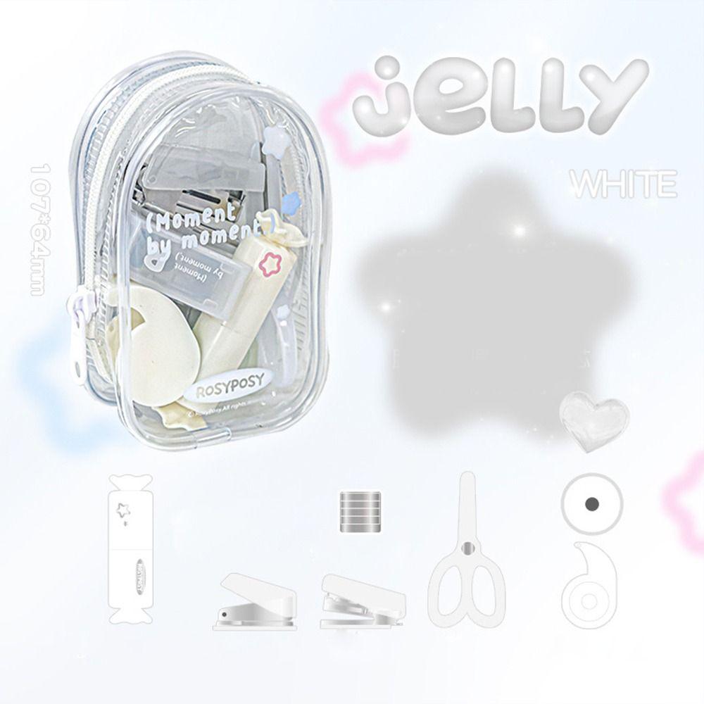 

INS Scrapbook Tools Set Портативный дырокол Набор канцелярских принадлежностей Мини-дырокол Степлер Набор альбомов белый