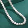 6-7mm Imitation Freshwater Pearl Necklace Jewelry Set Cross-border Bracelet Small Fragrant White Collarbone Chain