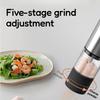 Electric Salt and Pepper Grinder Set USB Rechargeable Spice Mill Adjustable Coarseness for Kitchen Cooking BBQ Seasoning Use