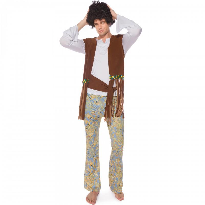 Mens Indian Tribe Costume Set Halloween Cosplay Stage Performance Disco Party M XL