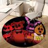 Freddy Fazbear's,Five Nights at Freddy's Podložka pod židli Kulatý koberec Kancelářský koberec, Lze prát v pračce, Protiskluzový, Vhodný do obývacích pokojů, Ložnic