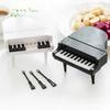 New 10pcs/set Creative Shape Piano Fruit Fork Creative Piano Keyboard Plastic Fork Kids Dessert Cake Forks Picks Bar Accessory