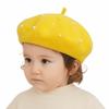 Woolen Children's Beret Solid Color Painter Hat Sweet Baby Wool Hat  Baby