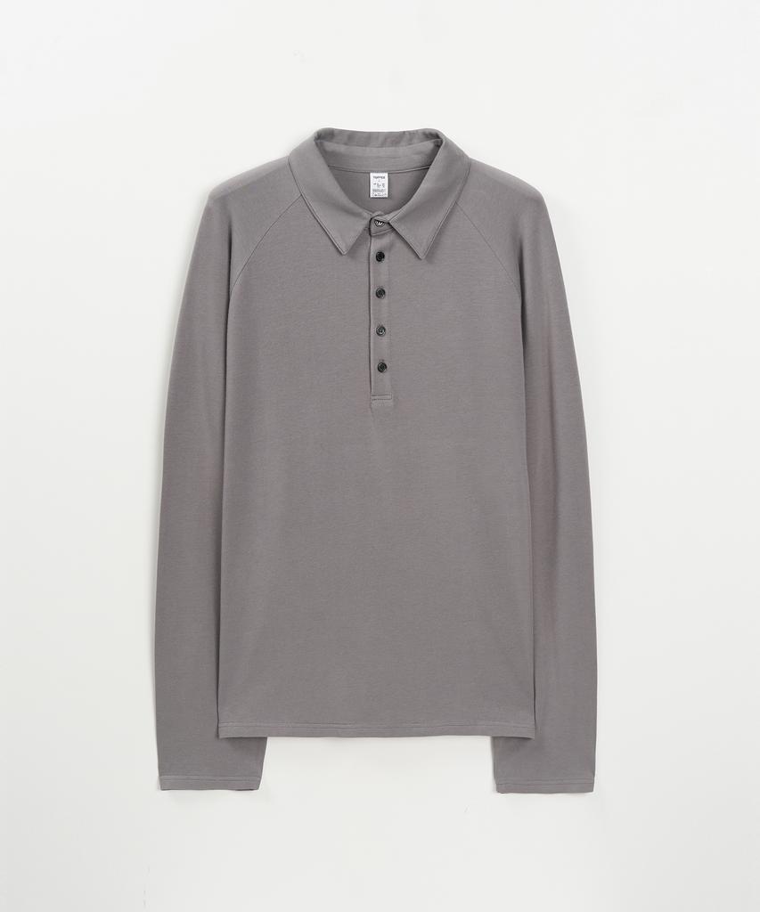 TOFFEE Vtg Polo Shirt (Grey)