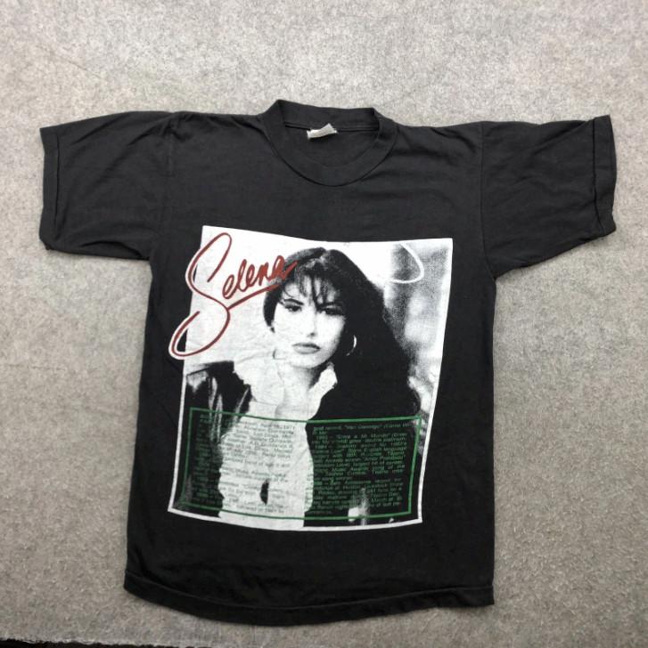 T-shirt Unisex Grafica Selena Uomo Anni '90 Cantante Tejano Band Pop Latino