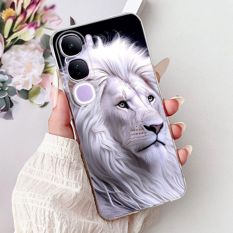 For Vivo V40 Lite 5G IDN Case V2417 Clear Cute Cat Fashion Butterfly Love Painted Soft Phone Case For Vivo V40 Lite 4G IDN Cover