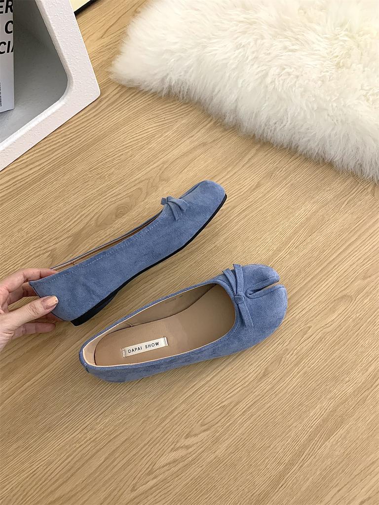 Fashion IPPEUM Women Tabis Shoes Red Split Toe Ballet Flats  2024 New Mary Janes Ballerinas Zapatos Mujer