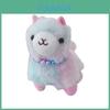 Cute Vibrant Llama Plush Keychain Soft Animal Toy For Backpacks And Gifts