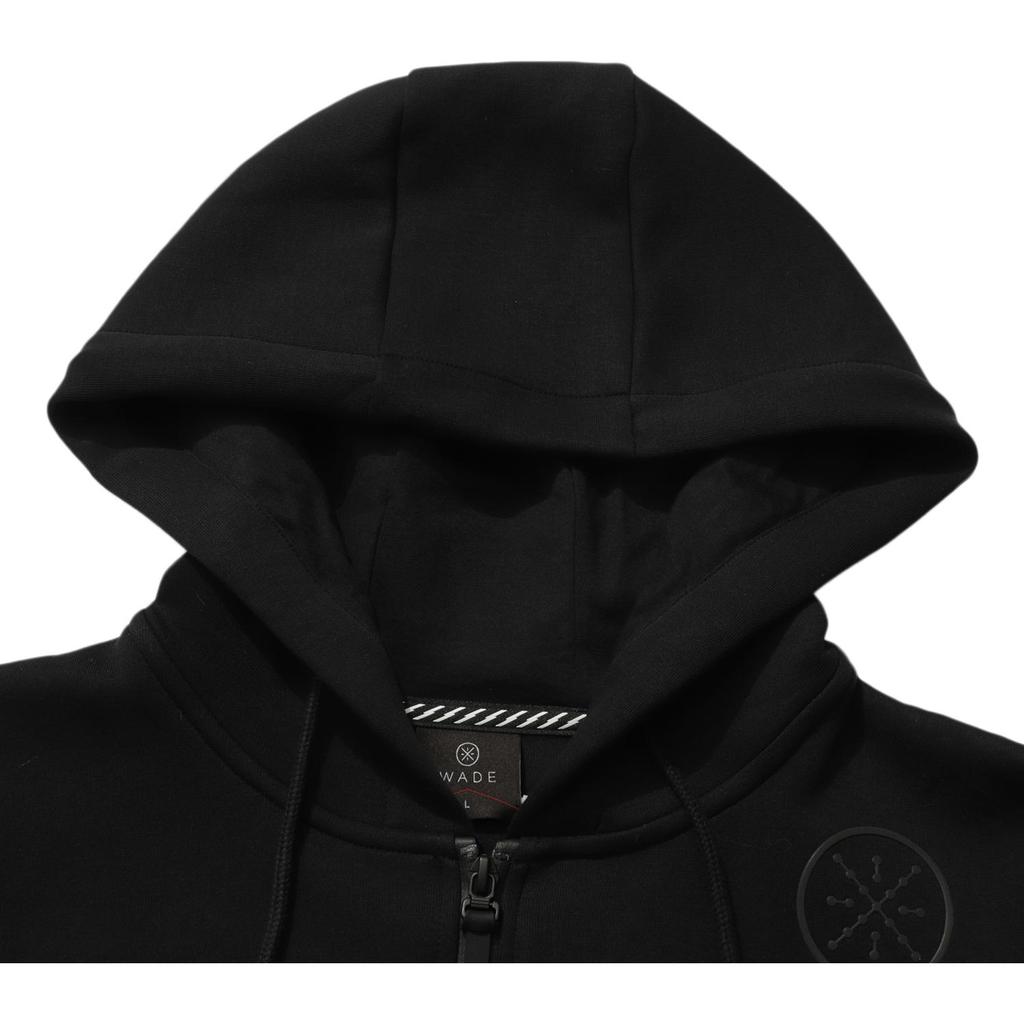 Li Ning Wade Series Infinite Declaration Theme Letter Print Loose Hoodie Men Hoodies Black AWDR513-1