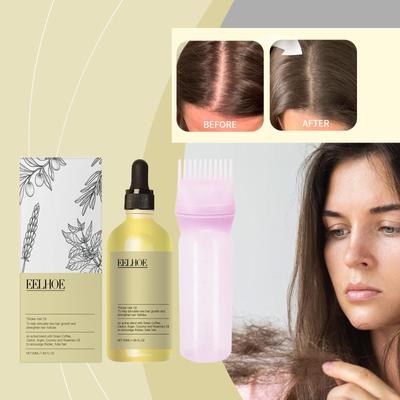 Set di Olio Botanico per la Cura dei Capelli Nutriente Migliora l'Elettricità Statica dei Capelli Liscio Morbido Lucente Olio per la Cura dei Capelli