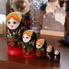 Strawberry Girls Nesting Dolls Handmade Russian Nesting Doll Classic Matryoshka Doll  Birthday Gift