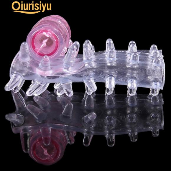 גברים רוטט שרוול הפין טבעת זין הוסף היקף דגדגן ממריץ