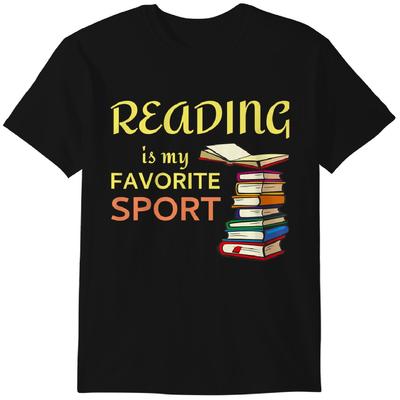 Funny T-Shirt Reading Is My Favorite Sport for Book Lovers Classic T-shirt