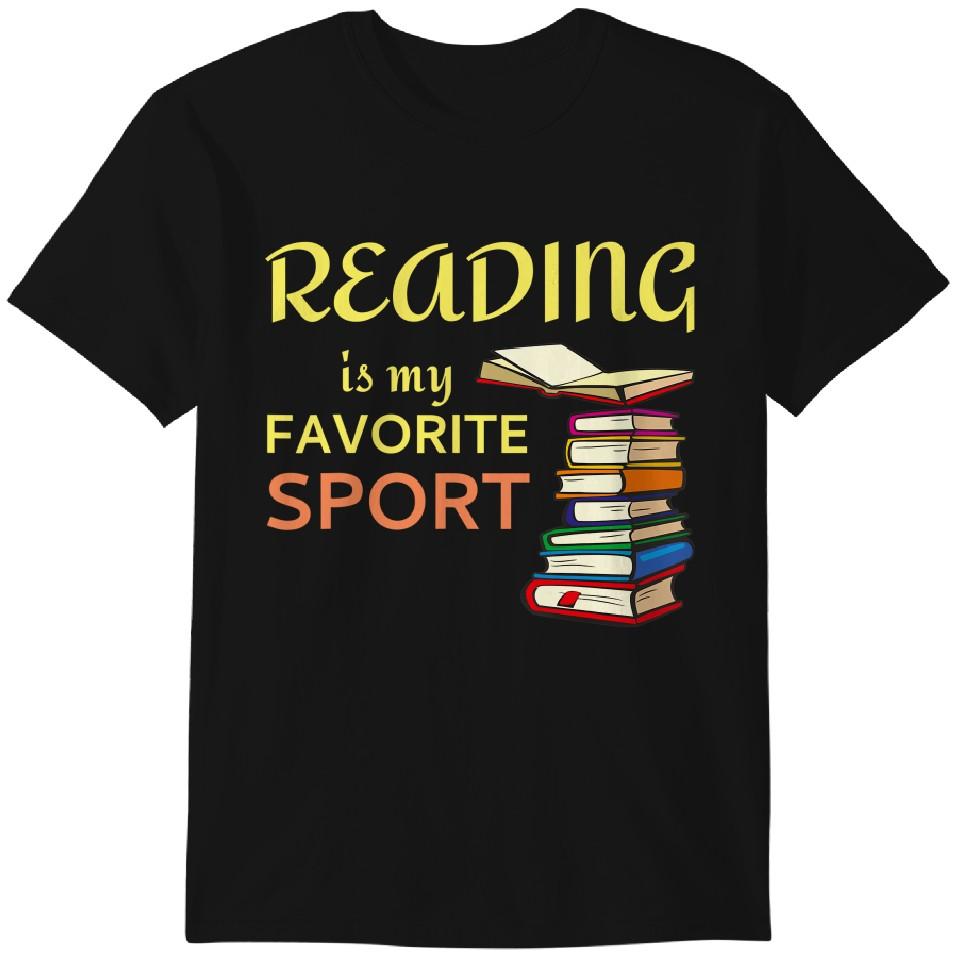 

Смешная футболка «Чтение — мой любимый вид спорта» для книголюбов, классическая футболка L